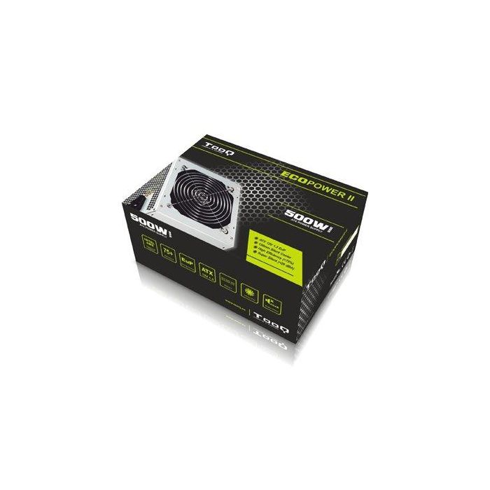 TOOQ Fuente Alimentación 500W TQEP-500SSE EcoPower II 4SATA ATX 1