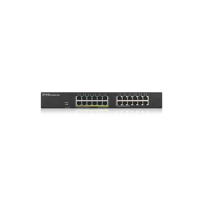 Zyxel GS1900-24EP-EU0101F Switch Gestionado L2, 24 Puertos Gigabit Ethernet (10/100/1000), PoE, Negro 2