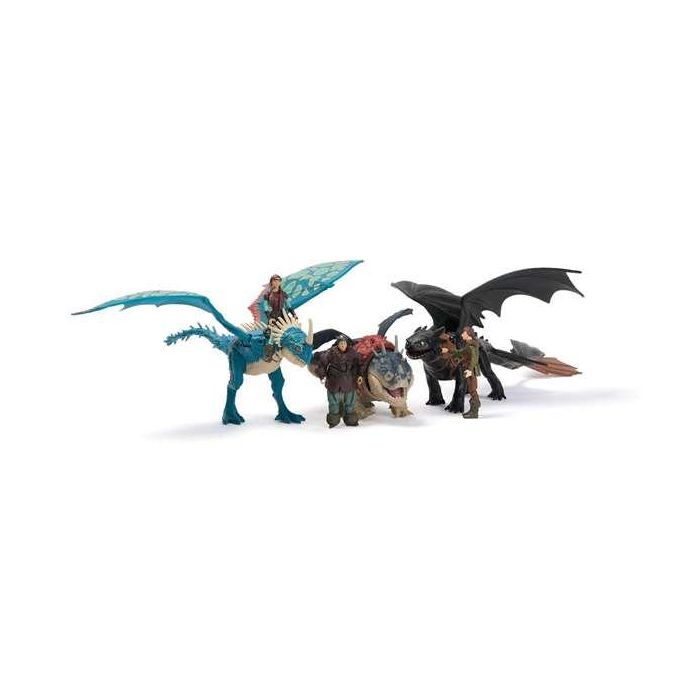 Dragones con vikingo 25,4x25,4x7,59 cm - modelos surtidos 7 Dragones con vikingo 25,4x25,4x7,59 cm - modelos surtidos 7