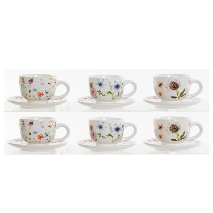 Cafe Shabby DKD Home Decor Multicolor 14 x 7 x 14 cm Set de 6 1