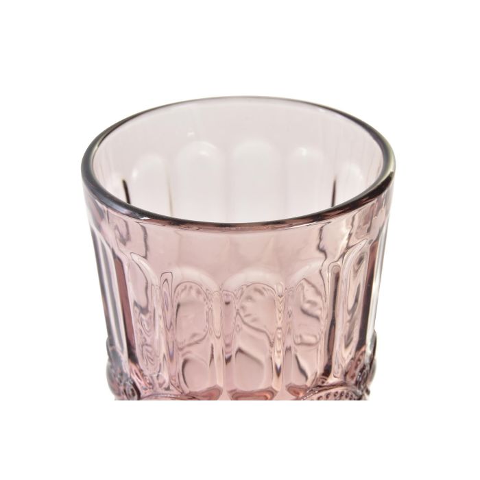 Vaso Basicos DKD Home Decor Rosa 8 x 10 x 8 cm (12 Unidades) 1