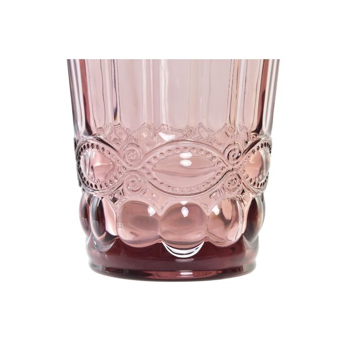 Vaso Basicos DKD Home Decor Rosa 8 x 10 x 8 cm (12 Unidades) 2