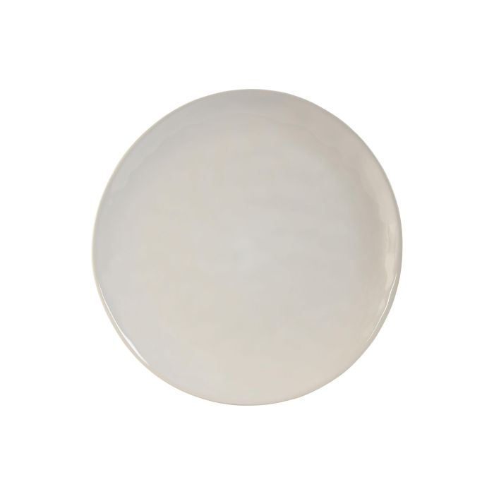 Plato Moderno DKD Home Decor Blanco 26.2 x 2.5 x 27.5 cm (12 Unidades)