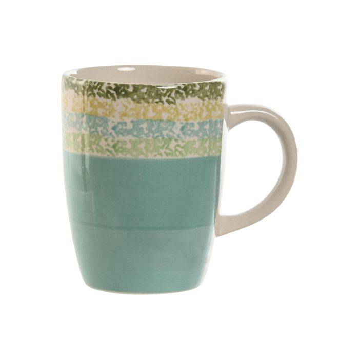 Mug Basicos DKD Home Decor Azul 1 x 1 x 1 cm (6 Unidades)