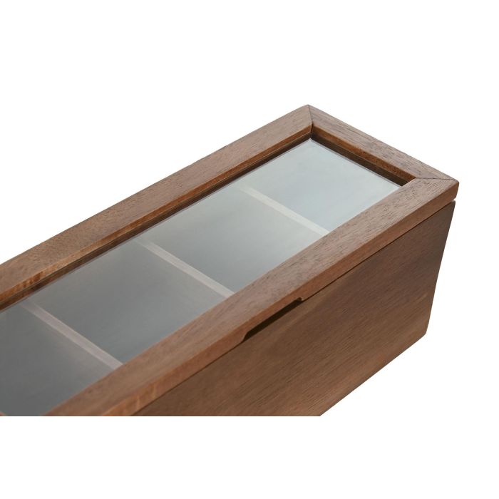 Caja Infusiones Basicos DKD Home Decor Natural 9 x 9 x 26.5 cm 1