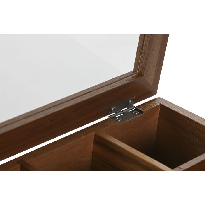 Caja Infusiones Basicos DKD Home Decor Natural 20.5 x 6.5 x 20.5 cm 3