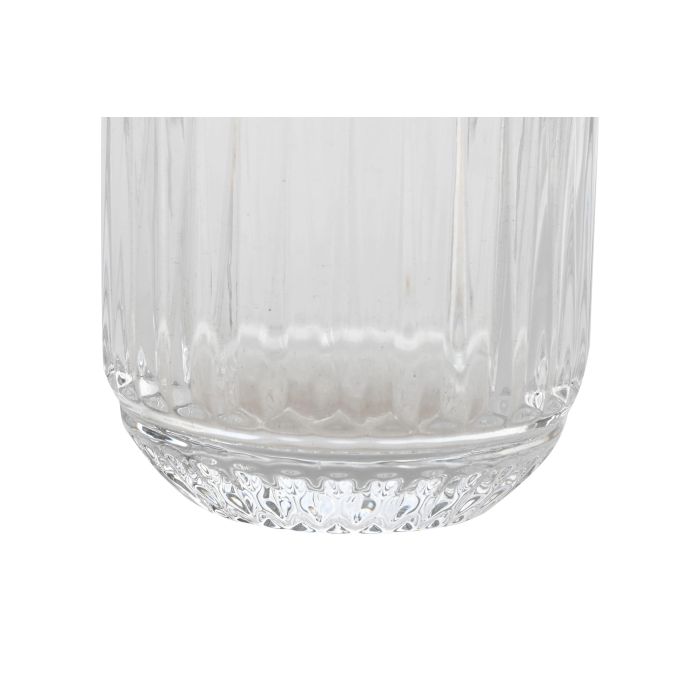 Vaso Basicos DKD Home Decor Transparente 7.5 x 9.5 x 7.5 cm Set de 6 (2 Unidades) 1