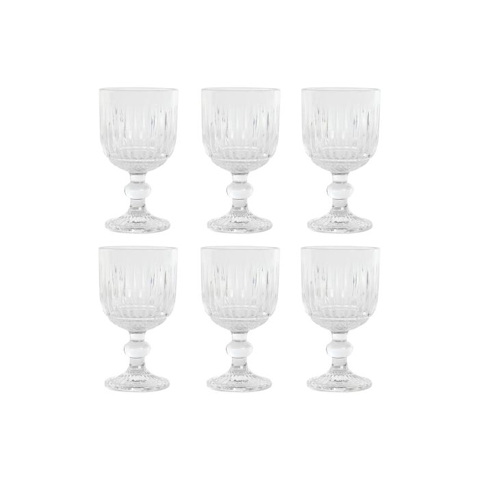 Copa Basicos DKD Home Decor Transparente 8 x 14.5 x 8 cm Set de 6 (2 Unidades)