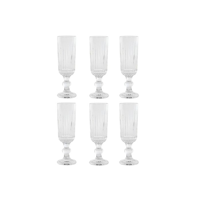 Copa Basicos DKD Home Decor Transparente 6 x 18.5 x 6 cm Set de 6 (2 Unidades)