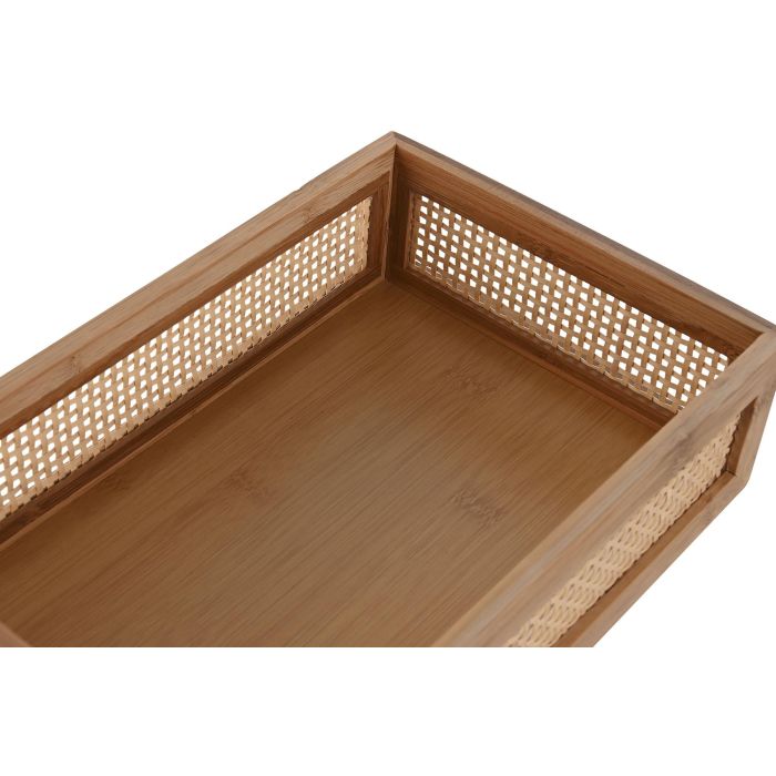 Bandeja Basicos DKD Home Decor Natural 17 x 7 x 26 cm 1