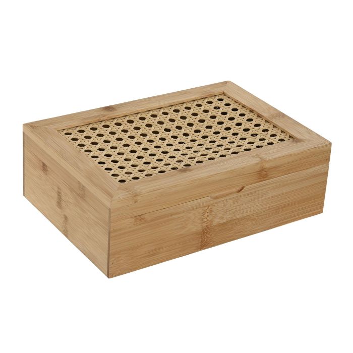 Caja Infusiones Basicos DKD Home Decor Natural 16.5 x 7.5 x 24 cm