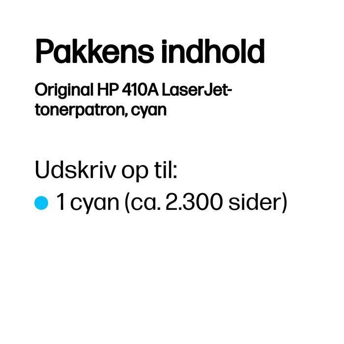 HP Laserjet M452dn/M377/410A/M477 Toner Cian 5