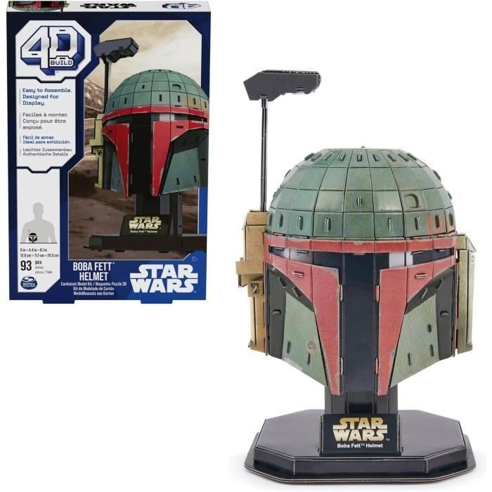 CASCO SPIN MASTER BOBA FETT Star Wars 4D Construir