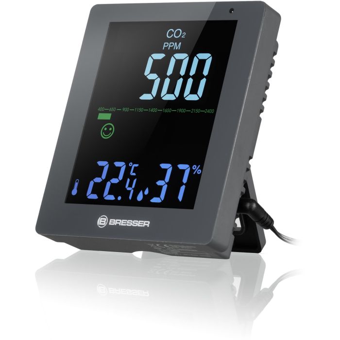 Bresser Monitor de Calidad del Aire CO, Gris
