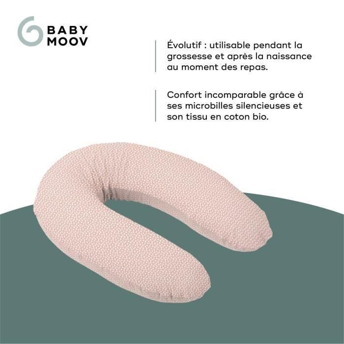 BABYMOOV Cojín premamá Doomoo Buddy, comodidad única desde el embarazo hasta la lactancia, rosa nublado 2 BABYMOOV Cojín premamá Doomoo Buddy, comodidad única desde el embarazo hasta la lactancia, rosa nublado 2