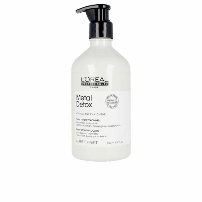 L'Oréal Professionnel Paris METAL DETOX Acondicionador Profesional 500 ml - Tratamiento para Cabello Teñido o Decolorado, Previene Rotura y Potencia Brillo