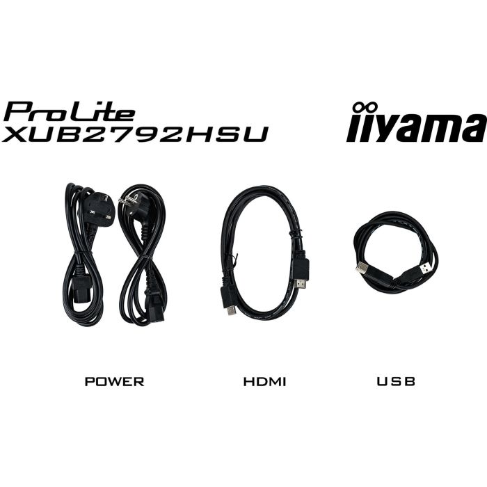 Iiyama XUB2792HSU-W6 Monitor 27" Full HD IPS 1920x1080 100Hz HDMI USB 3.2 Gen 1 Blanco 5
