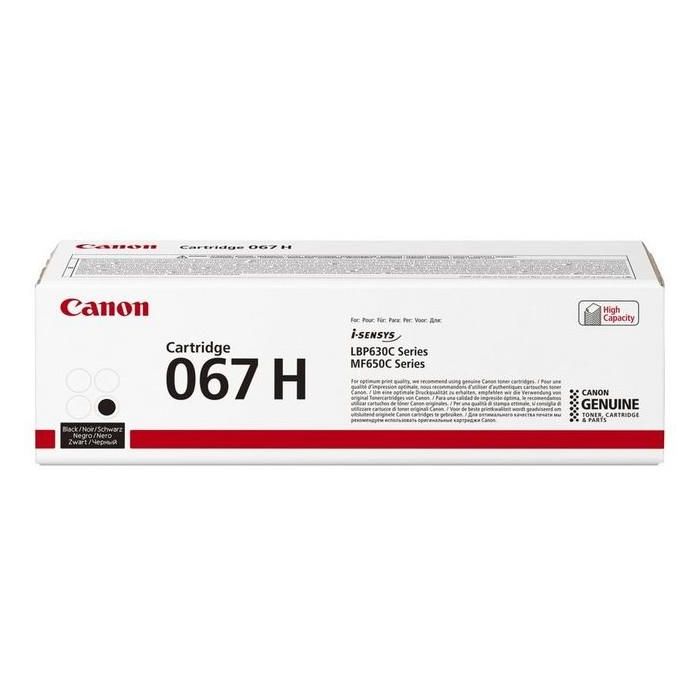 Canon Tóner Negro 067Hbk para I-Sensys Lbp 630C Series, Mf 650C Series - Rendimiento 3.130 Páginas