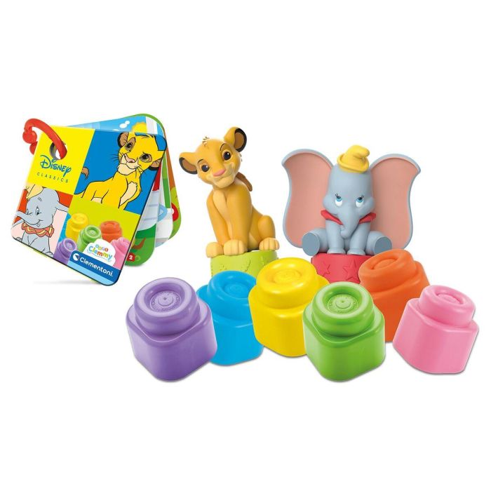 Disney Baby - Clementoni - Disney Classics Clemmy Box - 6 cubos - Hecho en Italia 2