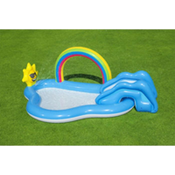 Bestway Piscina Hinchable Parque de Juegos Arcoiris 257x145x91 cm +2 Años Jardin 53092 13
