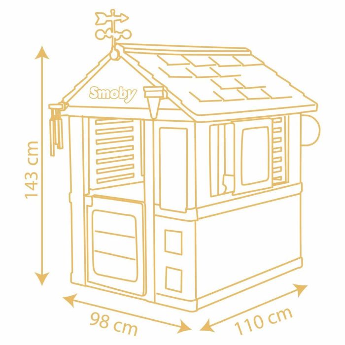 Casa Infantil de Juego Smoby 4 Seasons 102,7 x 121,8 x 143,4 cm 1