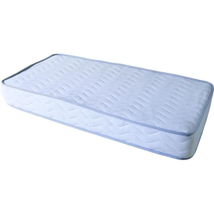 Tineo Colchón Confort XXL 60x120 cm Algodón Acolchado Altura 15 cm Antiácaros Antibacterias para Bebés 3 Tineo Colchón Confort XXL 60x120 cm Algodón Acolchado Altura 15 cm Antiácaros Antibacterias para Bebés 3