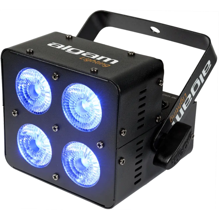 Algamlight Foco Proyector LED 4 x 10W RGBW Algamlight con 4 LEDs de 10W y Ángulo de Haz de 22°, Control DMX y Modos Automático y Musical 2