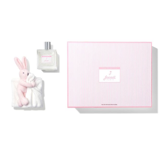Jacadi Eau de Cologne vaporizador sin alcohol 100 ml + Peluche Rabbit Jacadi 1 u | Toute Petite Estuche 2 pz 1
