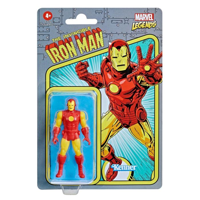 Hasbro Figura Marvel Legends Retro Iron Man F2656 Colección 375 de 9.5 cm 2