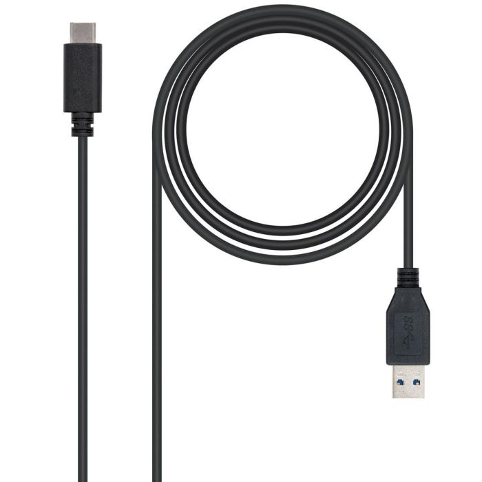 Cable USB 3.1 Nanocable 10.01.4001/ USB Tipo-C Macho - USB Macho/ 1m/ Negro Cable USB 3.1 Nanocable 10.01.4001/ USB Tipo-C Macho - USB Macho/ 1m/ Negro