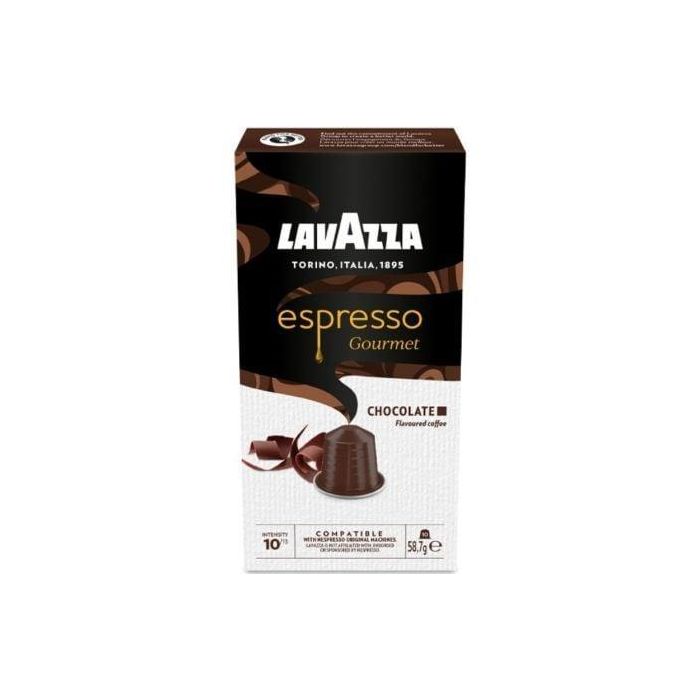 Lavazza 8687 Cápsulas de Café Espresso Gourmet Chocolate y Vainilla, Blend Arábica y Robusta, para Nespresso - Caja de 10 unidades Lavazza 8687 Cápsulas de Café Espresso Gourmet Chocolate y Vainilla, Blend Arábica y Robusta, para Nespresso - Caja de 10 unidades