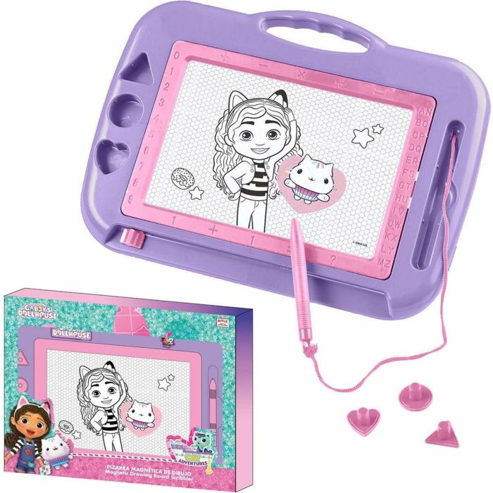 Pizarra Mágica Gabby's Dollhouse Morado 100 % ABS 3 Pizarra Mágica Gabby's Dollhouse Morado 100 % ABS 3