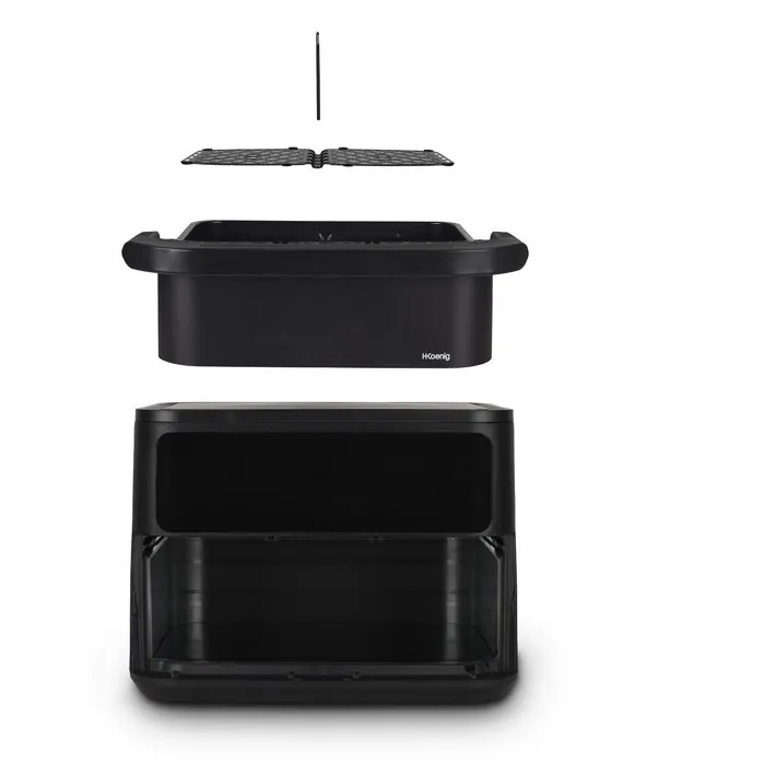 Hkoenig Freidora sin Aceite FRY960 - Capacidad 10L convertible a 5L - 8 programas - 2400W 4