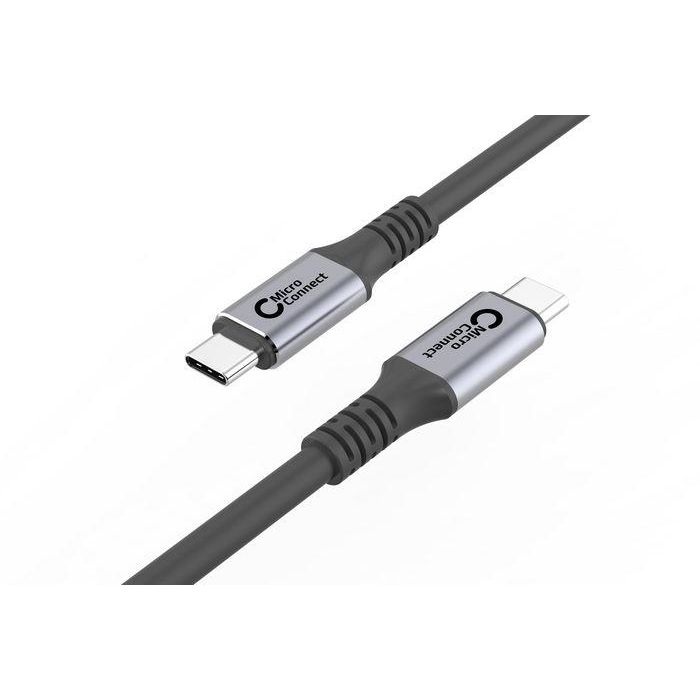 MicroConnect USB-C cable 0.25 m, 100W, 40Gbps, USB4 Gen 3x2 2 MicroConnect USB-C cable 0.25 m, 100W, 40Gbps, USB4 Gen 3x2 2