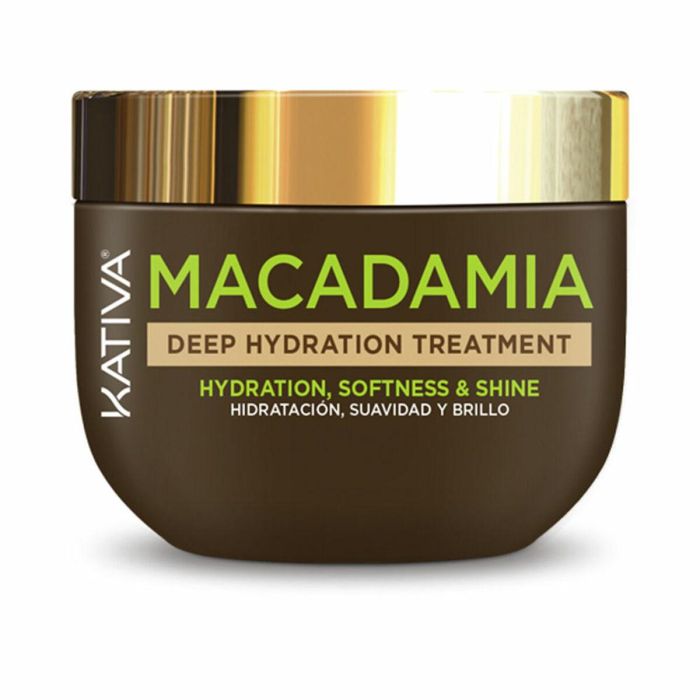 Kativa Tratamiento Hidratante Profundo MACADAMIA para Cabello Seco, Dañado y Maltratado, Brillo, Suavidad 300g Kativa Tratamiento Hidratante Profundo MACADAMIA para Cabello Seco, Dañado y Maltratado, Brillo, Suavidad 300g