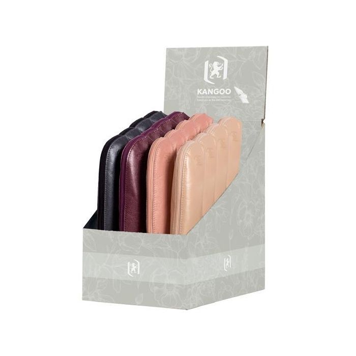 Oxford Estuche Kangoo Romance 100% Piel Colores Surtidos 20.5x6x5 cm Set de 16 (Set de 16)