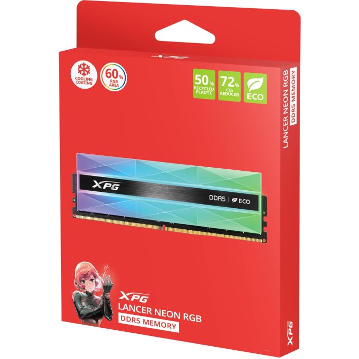 32GB PC 6000 CL30 ADATA XPG LANCER NEON RGB KIT 2x16GB retail 4