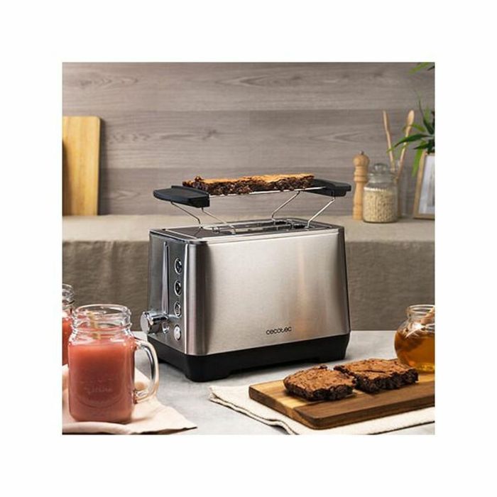 Tostadora Cecotec BigToast Double Acero Inoxidable 1000 W 2