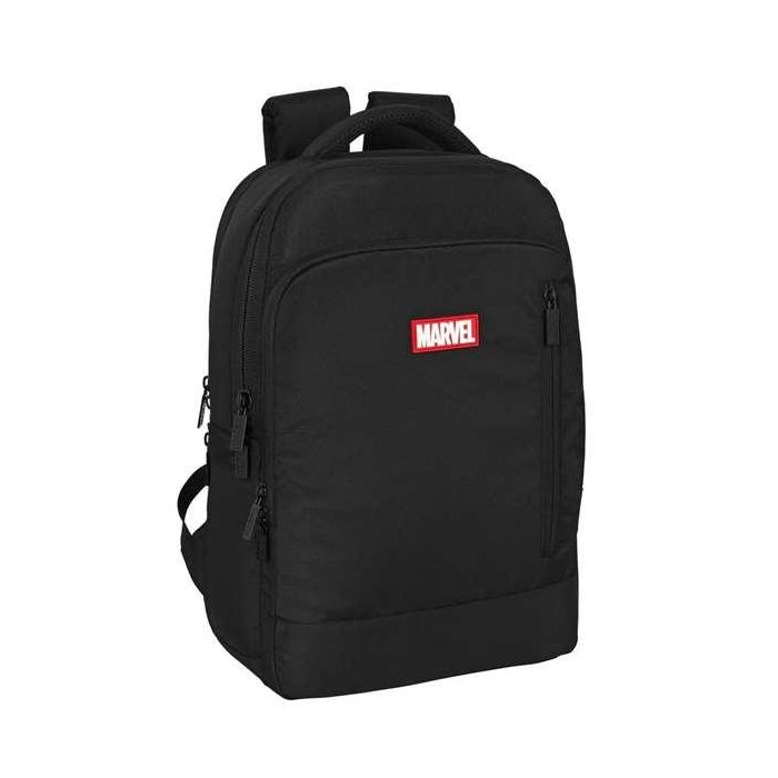 Mochila para Portátil y Tablet con Salida USB Marvel Negro 19 Mochila para Portátil y Tablet con Salida USB Marvel Negro 19