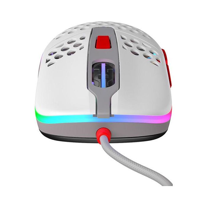 Cherry XTRFY MSM M42 Ratón Óptico USB Tipo A 16000 DPI Multicolor con Iluminación RGB Cableado para Gaming