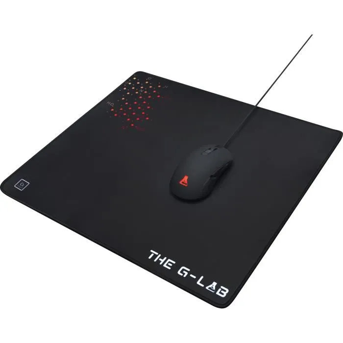 The G-Lab Alfombrilla Gaming L 450x400x4mm con Goma Antideslizante y Superficie Control