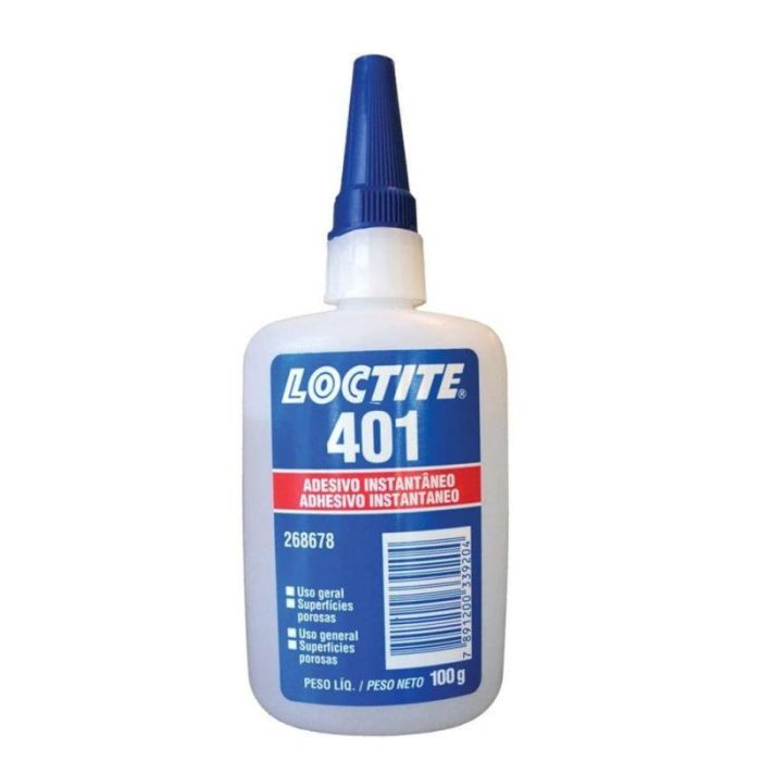 LOCTITE 401 Adhesivo Instantáneo Cianocrilato 100g - Unión Rápida de Metal, Plásticos y Goma en Segundos