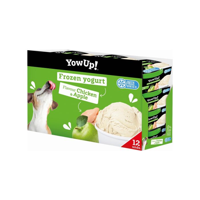 Yow Up Yogur Helado Pollo Manzana Caja Display 12x110 gr Yow Up Yogur Helado Pollo Manzana Caja Display 12x110 gr
