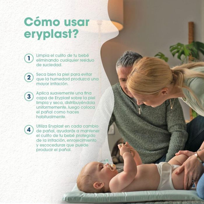 Lutsine E45 Eryplast Pasta al Agua 75 gr para Bebés - Calma y Protege la Piel del Pañal, Alivia Irritaciones y Dermatitis 3