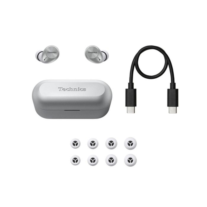 Auriculares con Micrófono Technics EAHAZ40M2ES Plateado 1 Auriculares con Micrófono Technics EAHAZ40M2ES Plateado 1