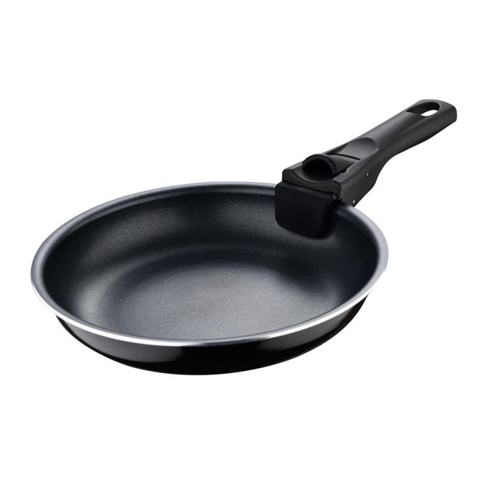 San Ignacio Set 3 Sartenes Click & Cook Ø18/Ø20/Ø24 cm - Apto Inducción, Mango Desmontable - Bg-31607-bk 1