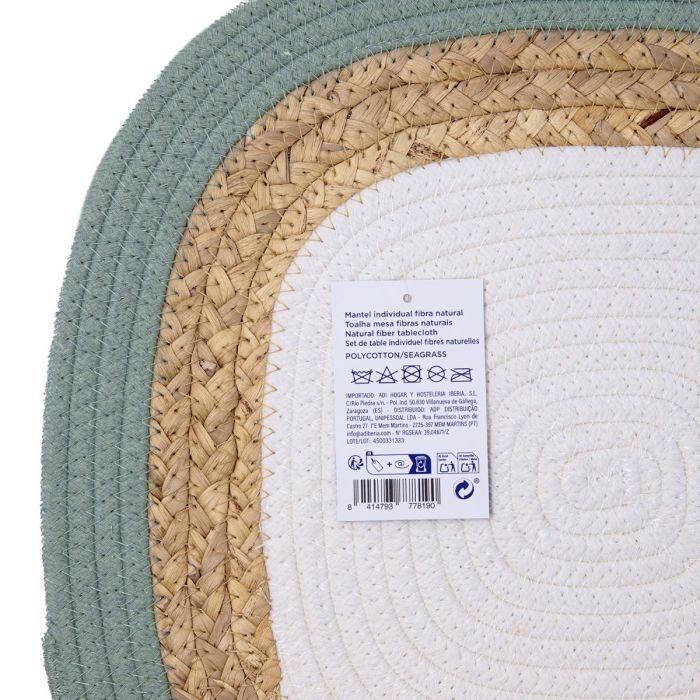 Mantel Individual Policotón y Yute Bodo Luminarc 38x38 cm (12 Unidades) 2 Mantel Individual Policotón y Yute Bodo Luminarc 38x38 cm (12 Unidades) 2
