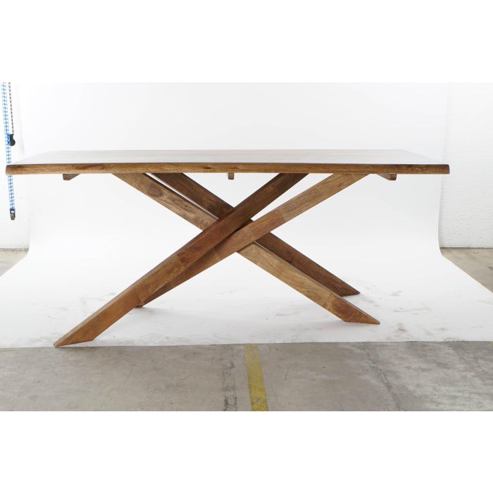 DKD Home Decor Mesa Comedor Colonial Natural 86 x 76 x 180 cm 5