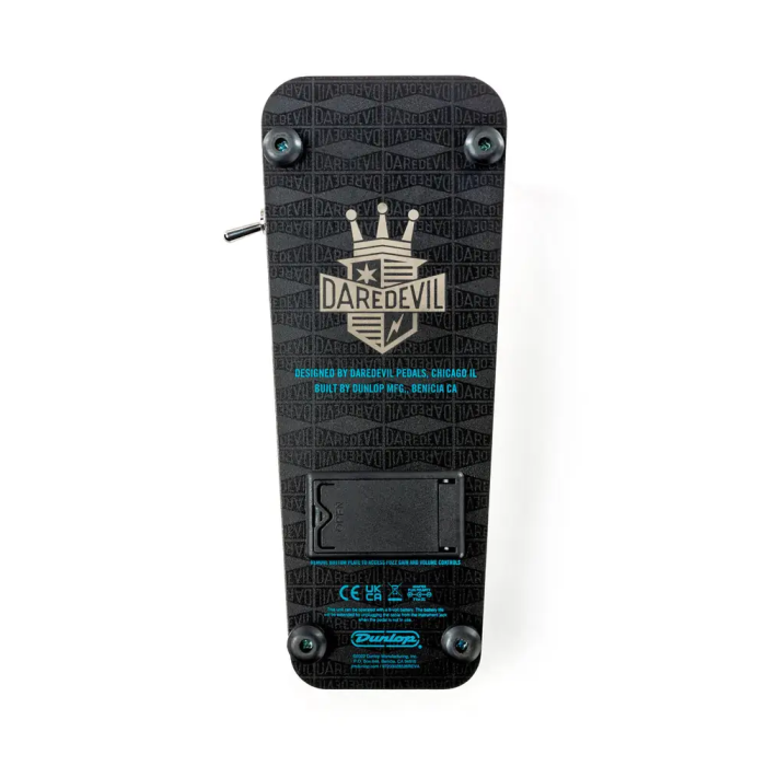 Dunlop Cry Baby Daredevil Fuzz Wah Pedal para Guitarra con Sonidos Agresivos y Expresivos 4