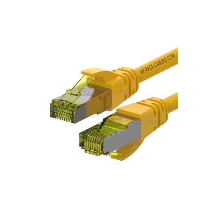 WP WPC-PAT-6ASF002 cable de red Amarillo 0,2 m Cat6a S/FTP (S-STP)